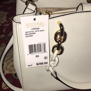 Michael Kors Cynthia leather bag.